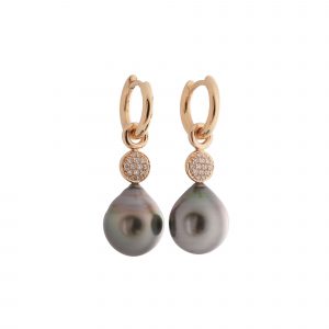Stardust Ohrhänger mit Tahitiperle