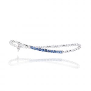 Rainbow Flexarmband mit blauen Farbverlauf