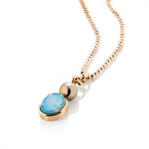 Collier mit Opalanhänger