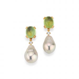 Ohrstecker mit auswechselbarem Pendel